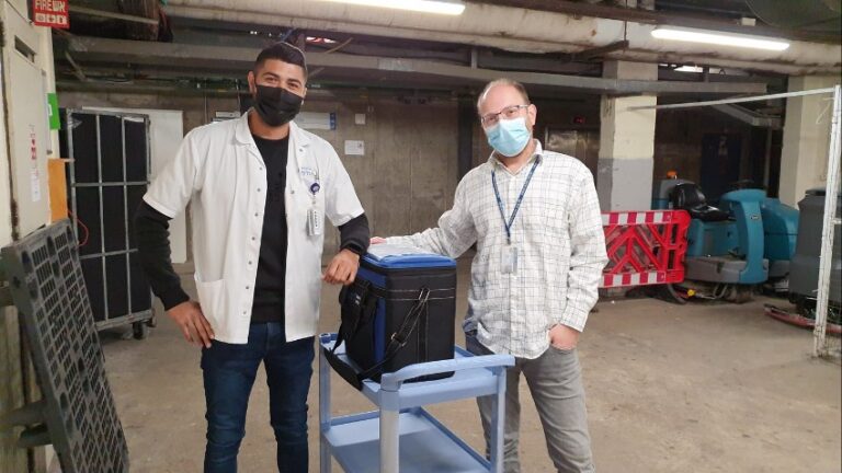 צוות הלל יפה מתחסן לקורונה