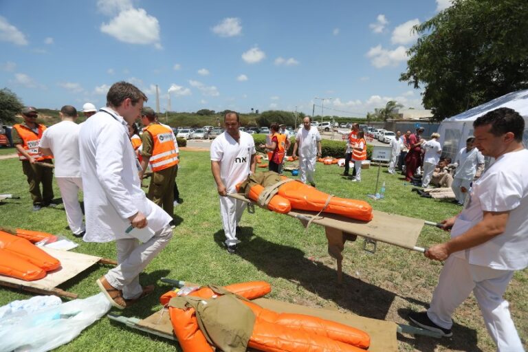 תרגיל היערכות לרעידת אדמה, יולי 2018