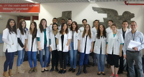 First time in surgical gown