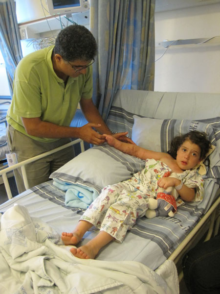 מדוזות: בת חמש נכוותה קשה וטופלה בהלל יפה