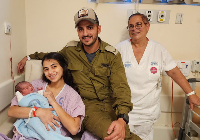 מהמילואים לחדר לידה