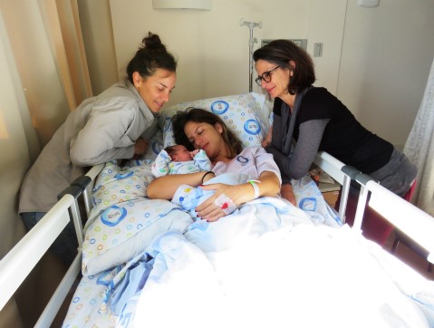 יילדה את בנה הבכור של אחותה בדיוק ב-1.1.2017