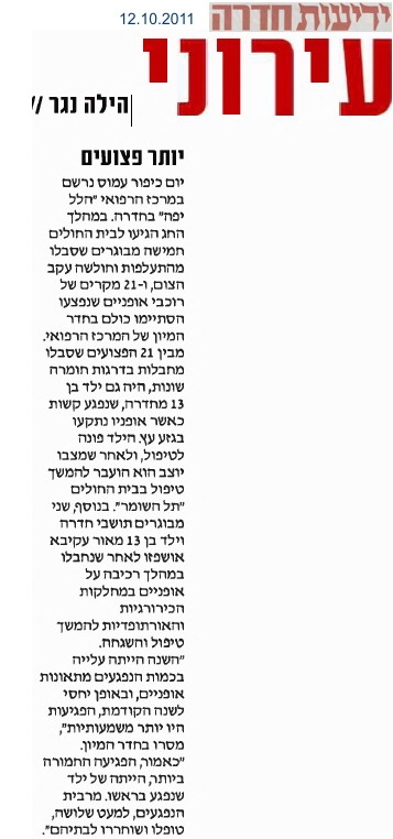 יותר פצועים