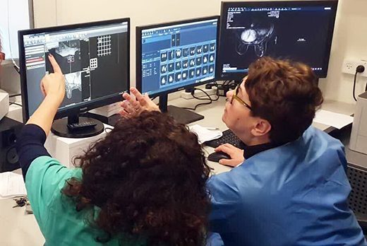 Breast biopsy under MRI guidance