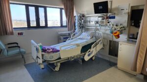 חדר ביחידת טיפול נמרץ לב אחרי שיפוץ