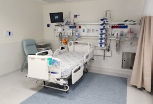 חדר ביחידת טיפול נמרץ לב אחרי שיפוץ